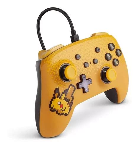 Control Alambrico Nintendo Switch Pixel Pikachu Pokemon En Venta En Venustiano Carranza Distrito