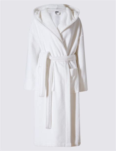 Luxury Hooded Shimmer Dressing Gown Autograph Mands