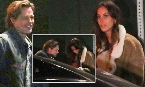 Brad Pitt 59 Looks Smitten With Ines De Ramon 29 At His Birthday