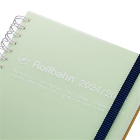 手帳 2024 2025／ロルバーンダイアリー クリアl クリアグリーン 手帳専門店 Delfonics Diary Store