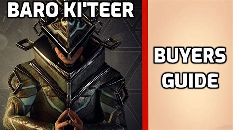 Baro Ki Teer Buyers Guide Warframe Guide 2020 YouTube