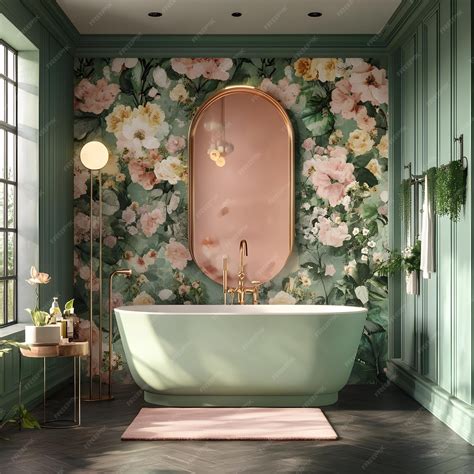bathtub wallpaper border 8