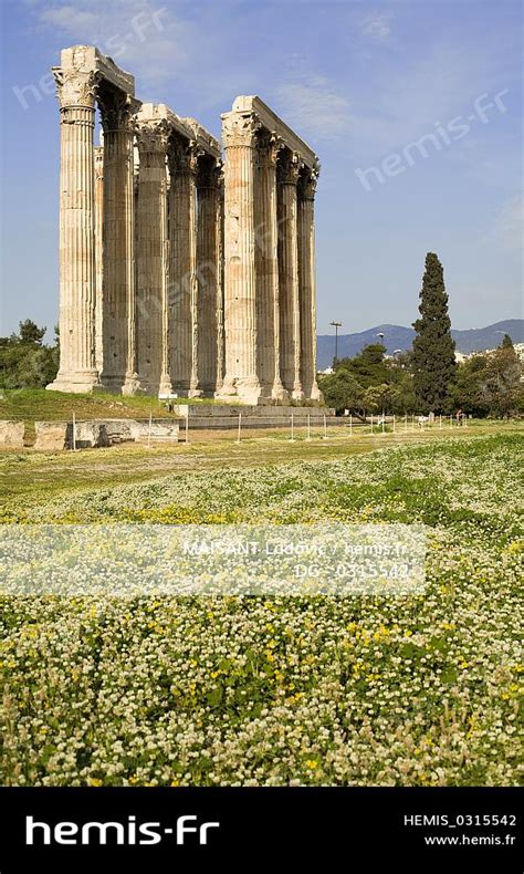 Hemis Grece Attique Athenes Olympieion Stiles Olympiou Dios Temple