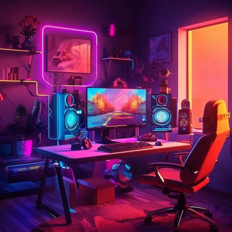 Premium Photo Gaming Aesthetic Gamer Playing Game In The Room Gamer