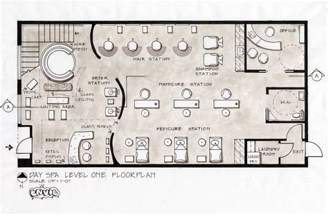 Spa Floor Plan Manipedi Hair Etc Nail Salon Design Hair Salon