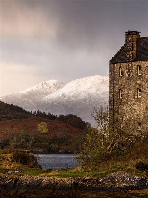 Sunrise at Eilean Donan Castle Stock Photo - Image of coastal, fortress ...