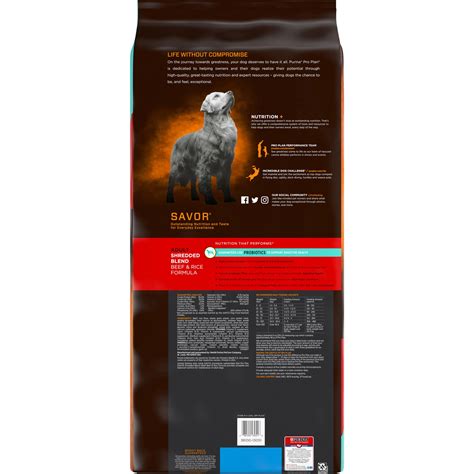 Pro Plan Savor Shredded Blend Beef And Rice Adult Dog Food 35 Lb Shipt