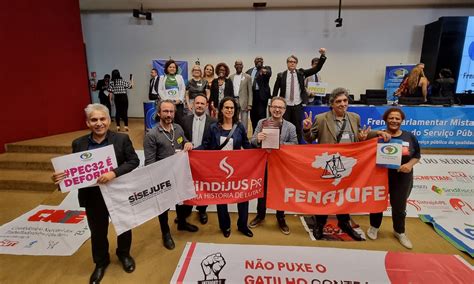 Sisejufe Participa Do Relan Amento Da Frente Parlamentar Mista Em