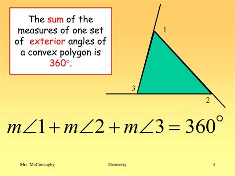 Ppt Polygon Exterior Angle Sum Theorem Powerpoint Presentation Free