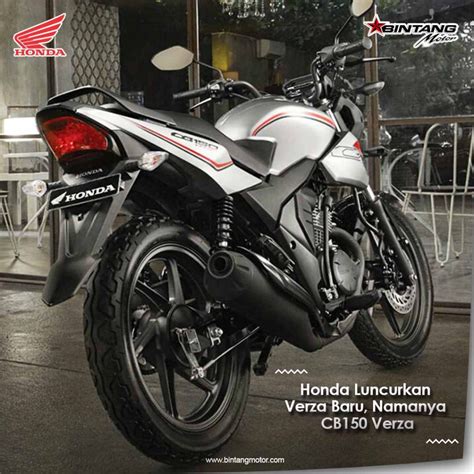 Honda Luncurkan Verza Baru Namanya Cb Verza Honda Bintang Motor