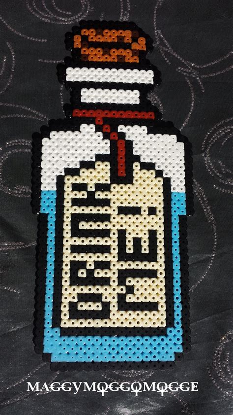 Bouteille Drink Me Alice Au Pays Des Merveilles Perler Beads By