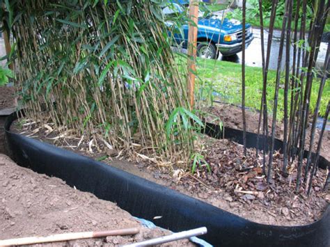 Barrier Installation Bamboo Garden