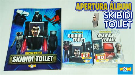 Lbum Skibidi Toilet Unboxing Colecci N Woow Stickers Per Youtube