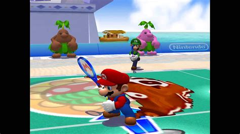 Mario Power Tennis Gc Gameplay P Youtube