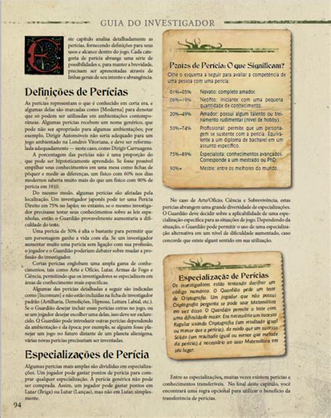 Chamado De Cthulhu O Guia Do Investigador Universorpg