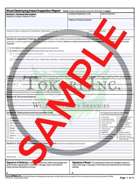 Termite Letter 101 — What You Need To Know About The Npma 33 Inspection