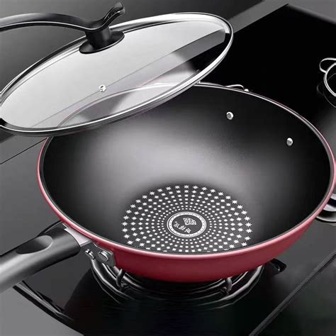 3234cm Non Stick Pan Composite Diamond Coating High Quality Frying Pan Gas Stove And Induction