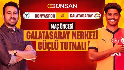 GABRIEL SARA VE TEMPOLU ORTA SAHAYA GEÇİŞ Konyaspor Galatasaray Maç