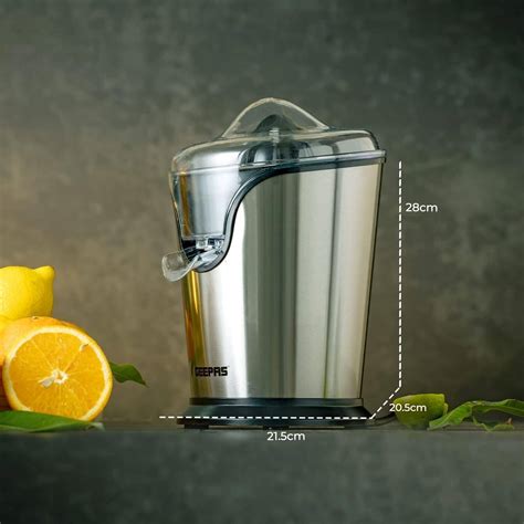 Geepas GCJ46013UK 100W Citrus Juicer Electric Orange Juicer