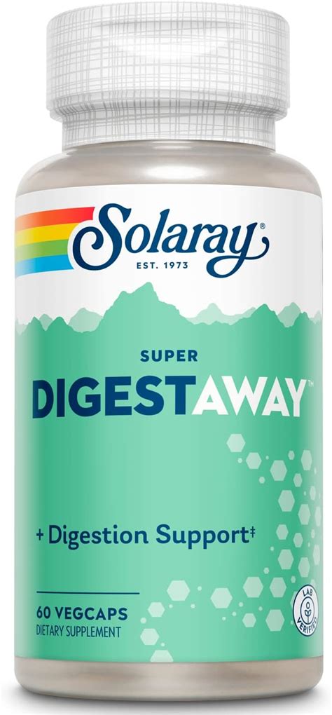 Amazon.com: SOLARAY Enzimas digestivas Super Digestaway - Pancreatina ...
