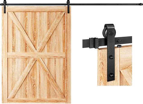 Amazon Easelife Ft Heavy Duty Sliding Barn Door Hardware Track