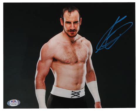 Aiden English Signed Wwe X Photo Psa Pristine Auction