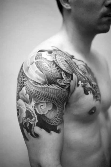 40 Dragon Shoulder Tattoo Designs For Men Manly Ink Ideas Artofit