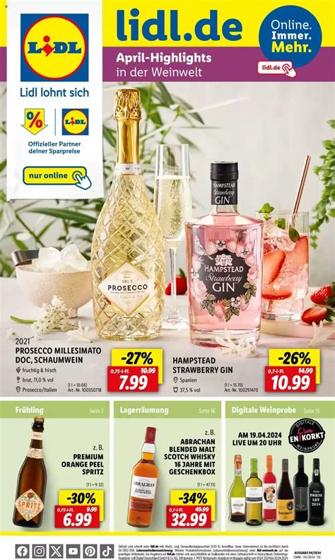 Lidl Prospekt Ab Zum Bl Ttern Prospekt Der Woche