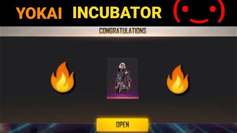 FREE FIRE MAX NEW INCUBATOR YOKAI Freefiremax Pvsgaming Warloop