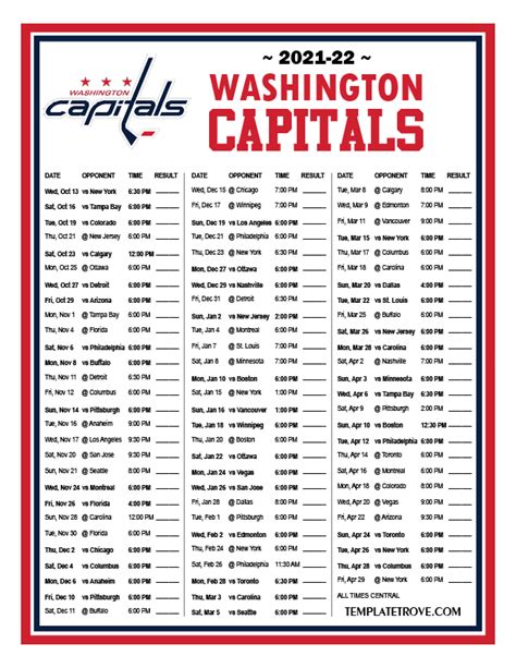 Capitals Schedule 2024 2024 Lexie Opalina