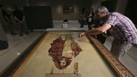 Fotos del montaje de la nueva exposición del Museo Carmen Thyssen de Málaga