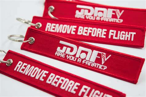 Remove Before Flight / JDMFV Keychain