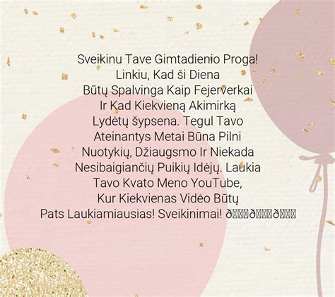 Linksmi Gimtadienio Sveikinimai Youtube Top 30 Creative Klaipėda