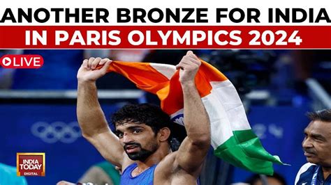 Paris Olympics Aman Sehrawat Wins Bronze Medal In Men S 57kg Wrestling