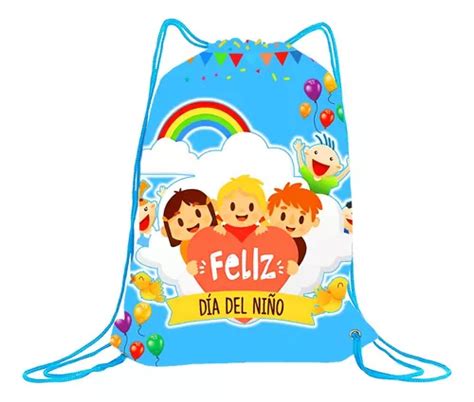 Morralito Dulceros Personalizados 106 Pz Feliz Día Del Niño Envío gratis