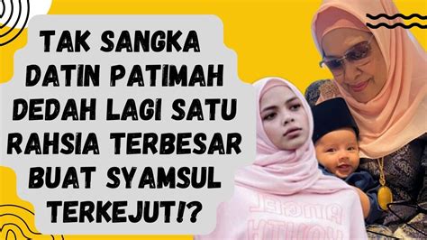 Dah Tak Tahan Pagi Ini Datin Patimah Pula Dedahkan Rahsia Terbesar