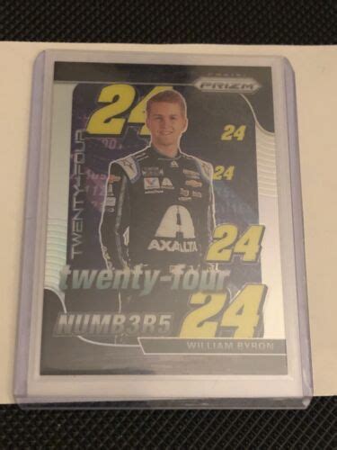 Prizm Nascar Racing Silver Refractor Parallel William Byron