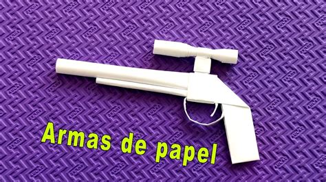 Origami armas Cómo hacer una m500 pistola de papel Armas de papel