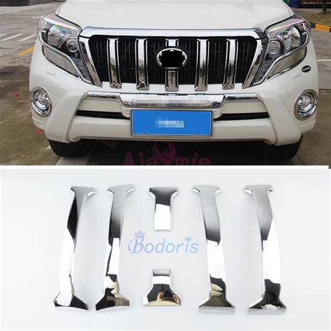 Chrome Front Grille Trim For Toyota Land Cruiser 150 Prado LC150 FJ150