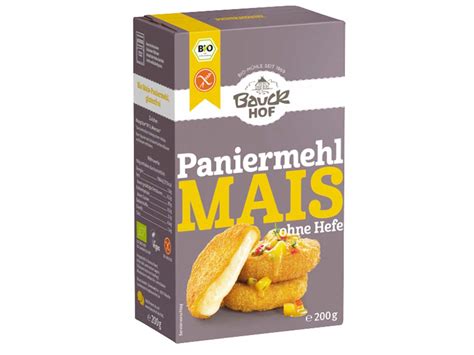 Bauckhof Bio Paniermehl aus Mais glutenfrei öko fair einkaufen