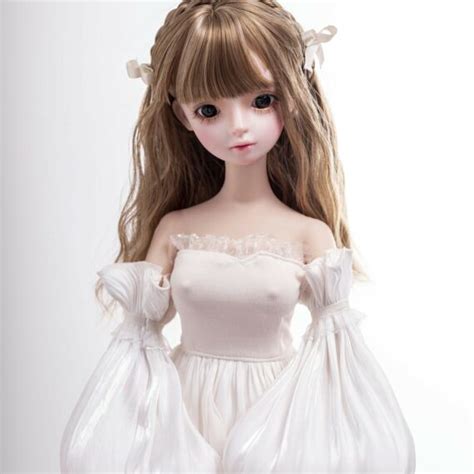 Mignon 1ft7 50cm Cute Tiny Sex Doll With BJD Head NakeDoll