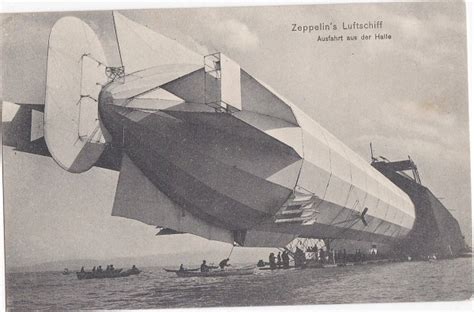 Sterowiec Zeppelin Opuszcza Hal Oficjalne Archiwum Allegro