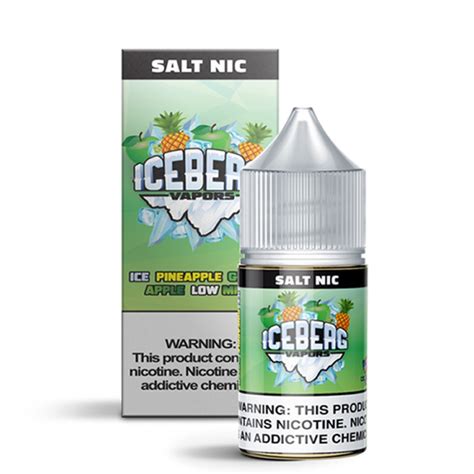 Nicsalt Iceberg Ice Pineapple Green Apple Low Mint Ml Mg