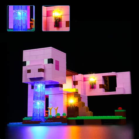 BrickBling Light Kit for Lego Minecraft Pig House Kosovo | Ubuy