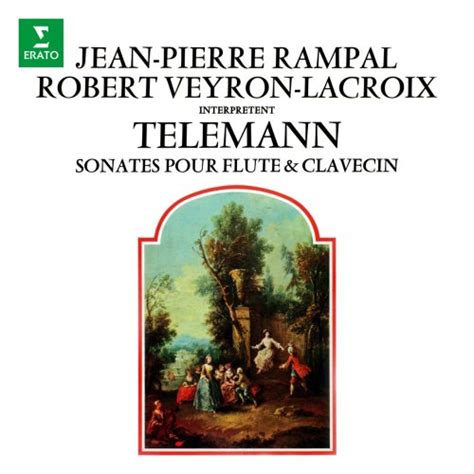 Telemann Sonates pour flûte et clavecin by Jean Pierre Rampal Robert