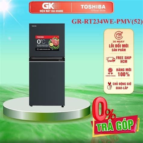 GR RT234WE PMV 52 Tủ lạnh Toshiba Inverter 180 lít GR RT234WE PMV 52