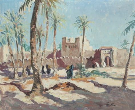 Dans La Palmeraie HENRY PONTOY 1888 1968 Comment Peindre Art