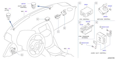 2022 Nissan 370Z Air Bag Impact Sensor Front K8581 3JA0A Genuine