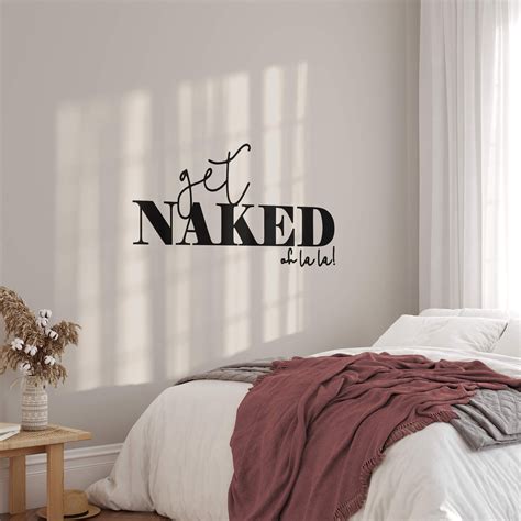 Wall Sticker Get Naked Ohlala Wall Art