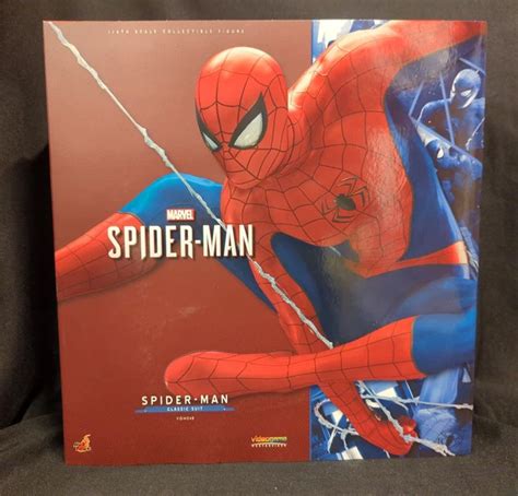 Hot Toys Vgm Marvel S Spider Man Classic Suit Version Figure New